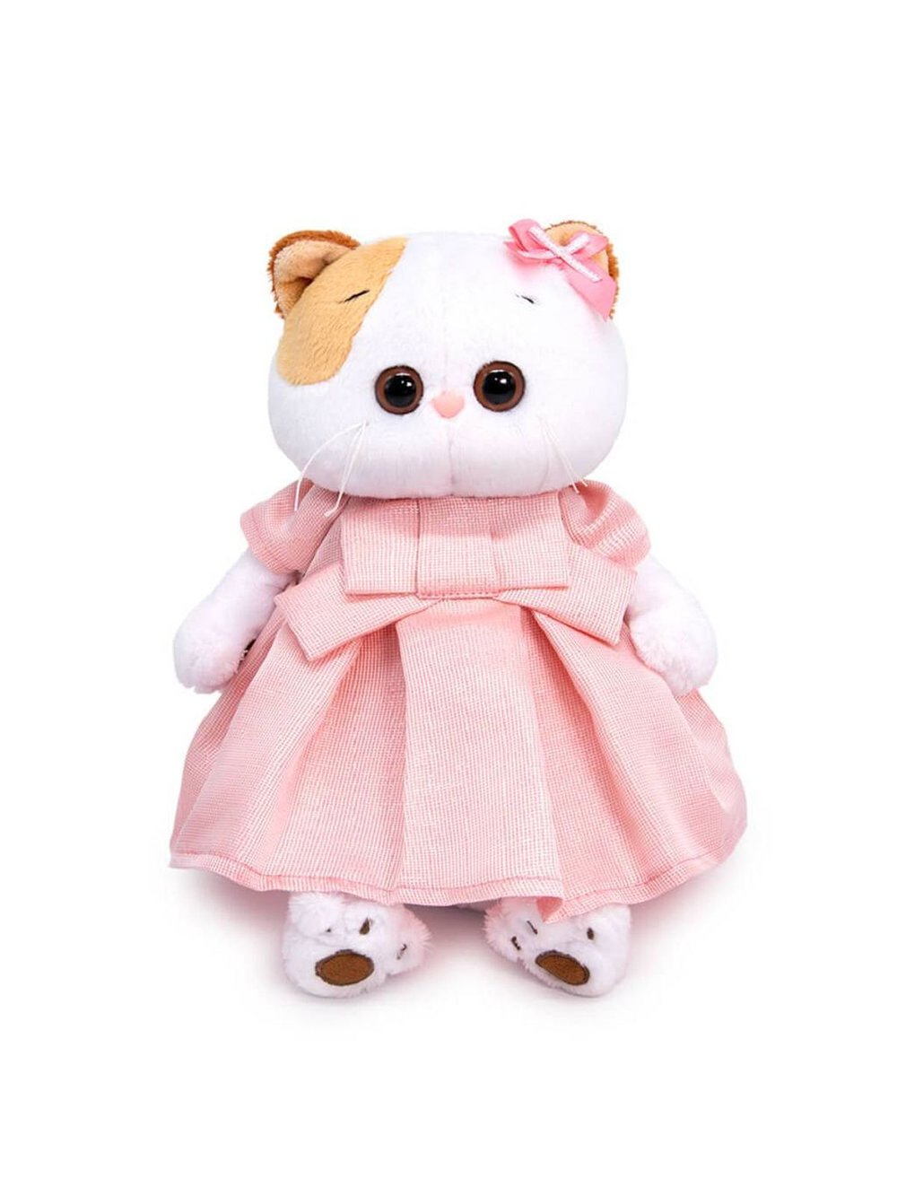 Мягкая игрушка Ли-Ли в розовом платье с люрексом 27 см