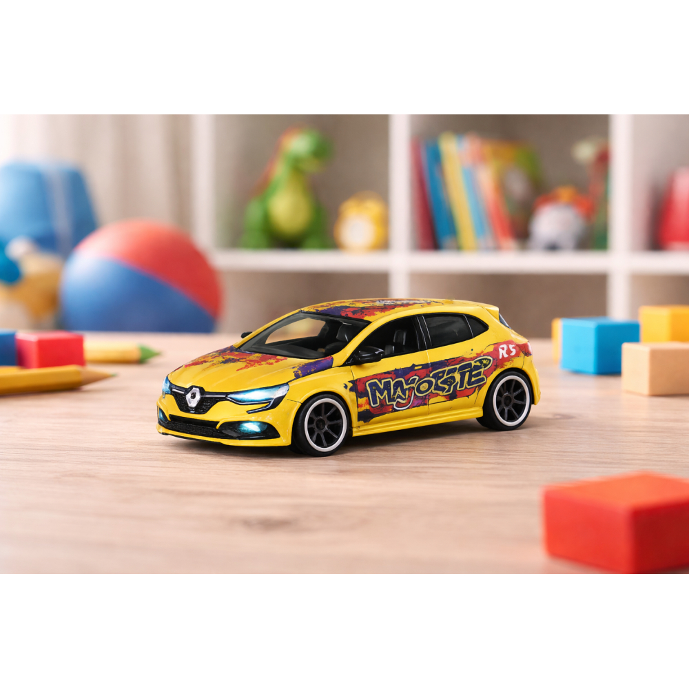 Металлическая машинка Majorette Graffiti Renault Megane R 4100002 6.S. 1:64 4100002 6 — фото 3