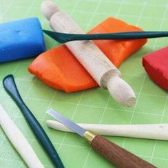 DAS Junior Air-Dry Clay - Темно-зеленый, 100г