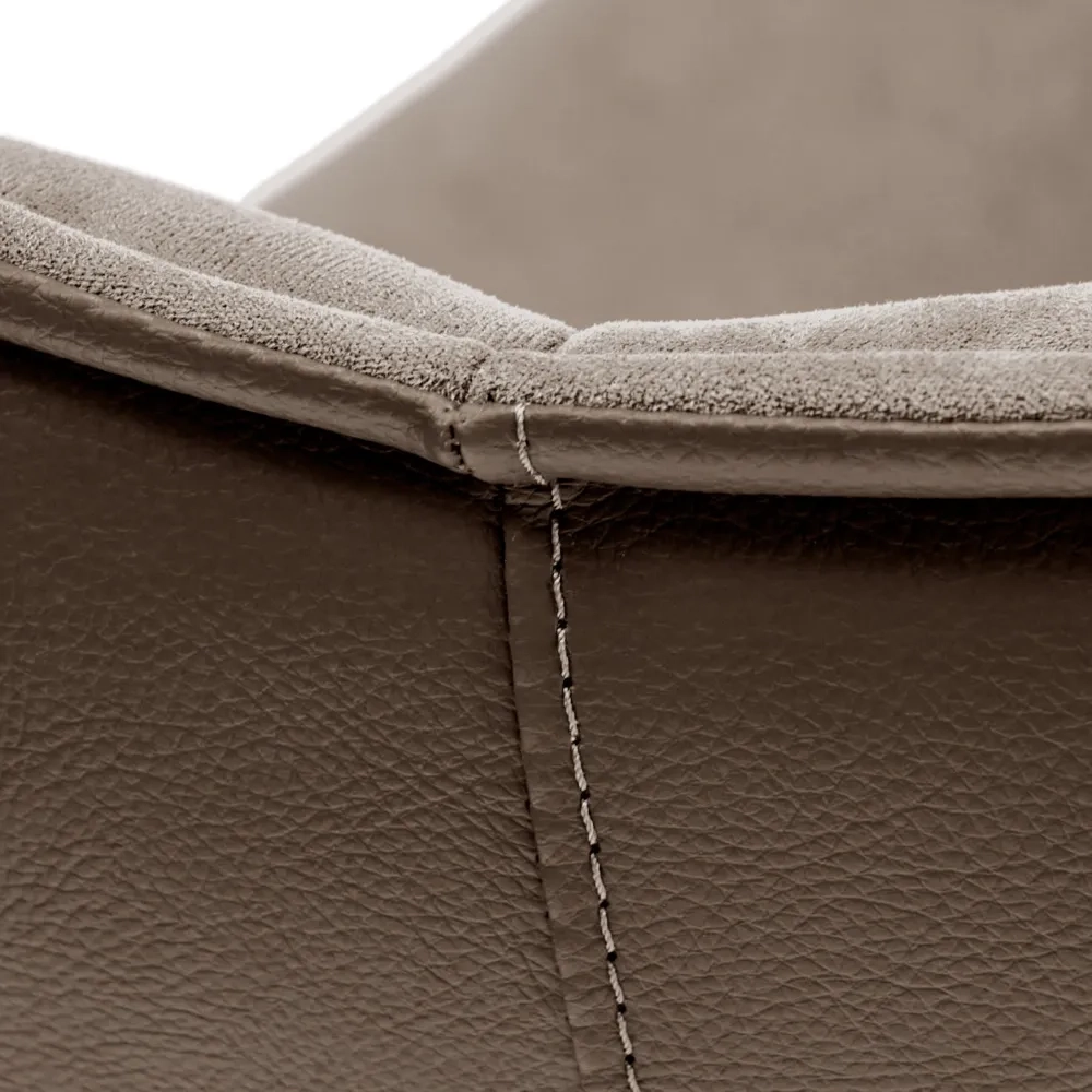 Кресло Bradex Home LOBSTER CHAIR латте искусственная замша, коричневый