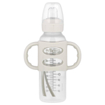 Dr. Brown's, Бутылочка с носиком Sippy, для детей старше 6 месяцев, серая, 250 мл (8 унций)