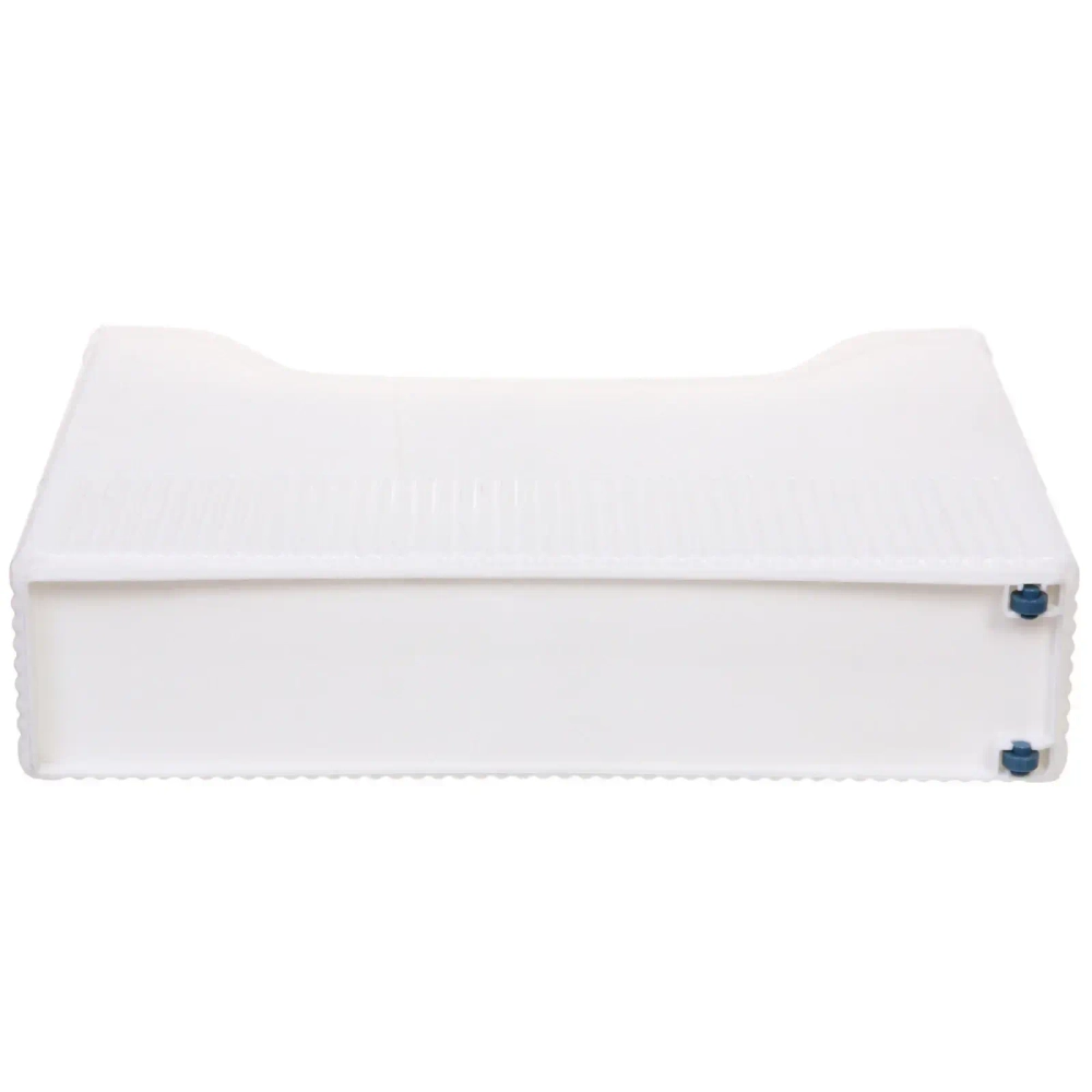 Лоток для хранения на двух колесиках «ШТОФТ», цвет белый, 34*9*25,5см (лейбл Селфи)