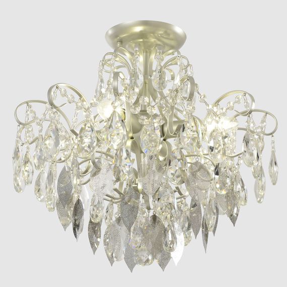 Потолочная люстра Crystal Lux Esmiralda PL4 Silver