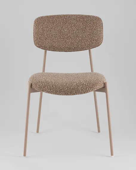 Стул Talio, коричневый, бежевые ножки