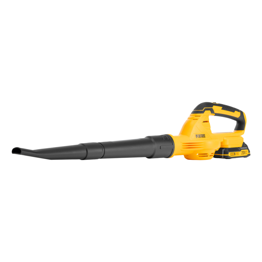 Воздуходувка аккумуляторная, AB-500, 60 м/с, 500 м3/ч, Li-Ion, 20 В Denzel