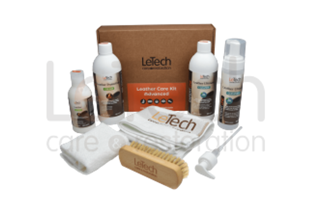 LeTech Expert Line Leather Care Advanced - Большой набор для ухода за кожей.