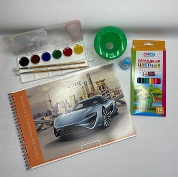 Набор для рисования, 7 предметов