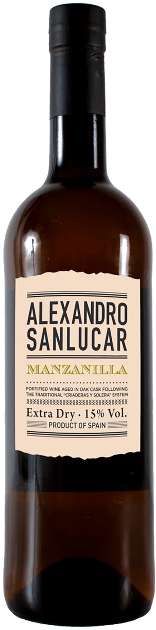 Херес Alexandro Sanlucar Manzanilla, 0,75 л