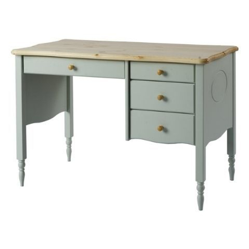 Стол письменный Айно №8 (голубая пастель/бесцветный лак)