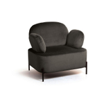 Кресло Dandy, бархат matte 80 серый