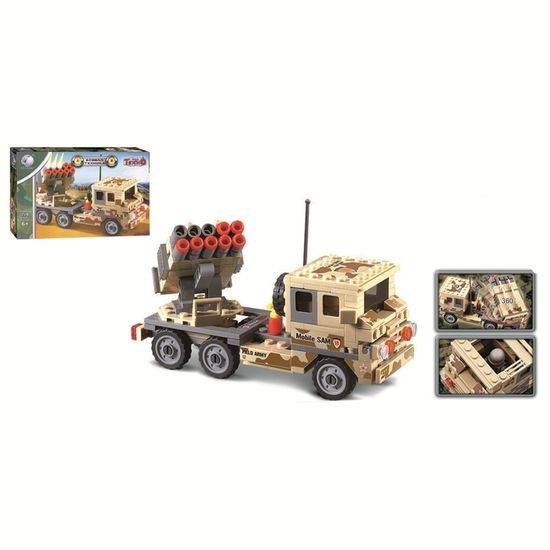 Конструктор Боевая техника, "Зенитная установка", 210 деталей