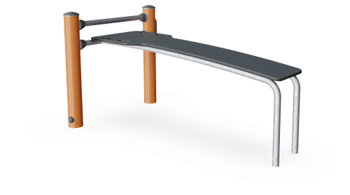 Тренажер для пресса, со знаком безопасности