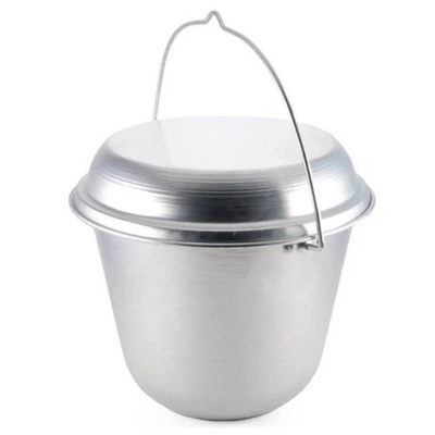 Котелок костровой конический, 9 л, алюм. (Следопыт)