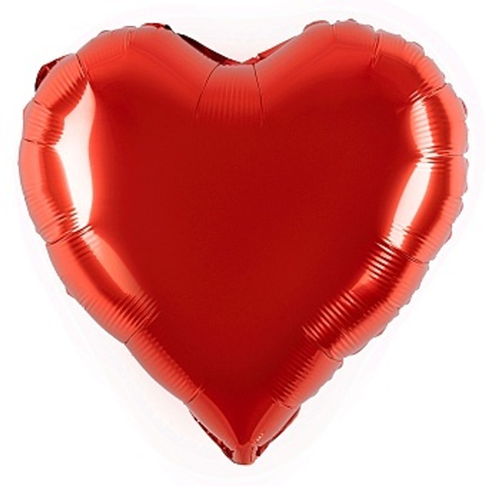 К 18'' Сердце Красный 40 см.