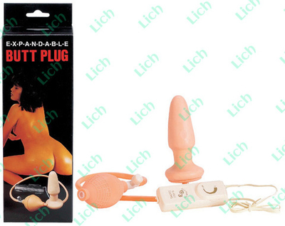 Анальная пробка-вибратор с выносным пультом управления вибрацией