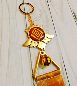 Тканевые брелоки с глазом Бога аниме игра "Геншин Импакт" - Чжун Ли