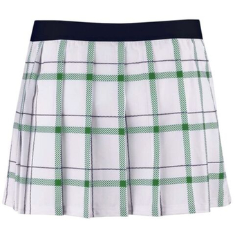 Теннисная юбка Fila Liv - white/court green check