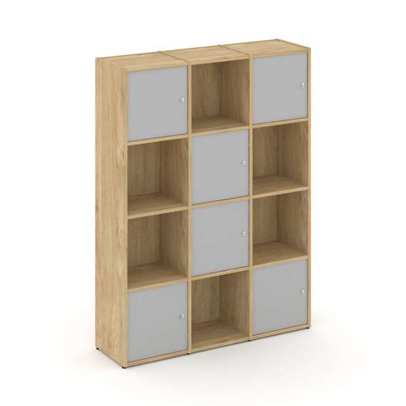 Locker plus Комплект №6 LK.K-006 Тиквуд Светлый/Серый 1188*350*1593