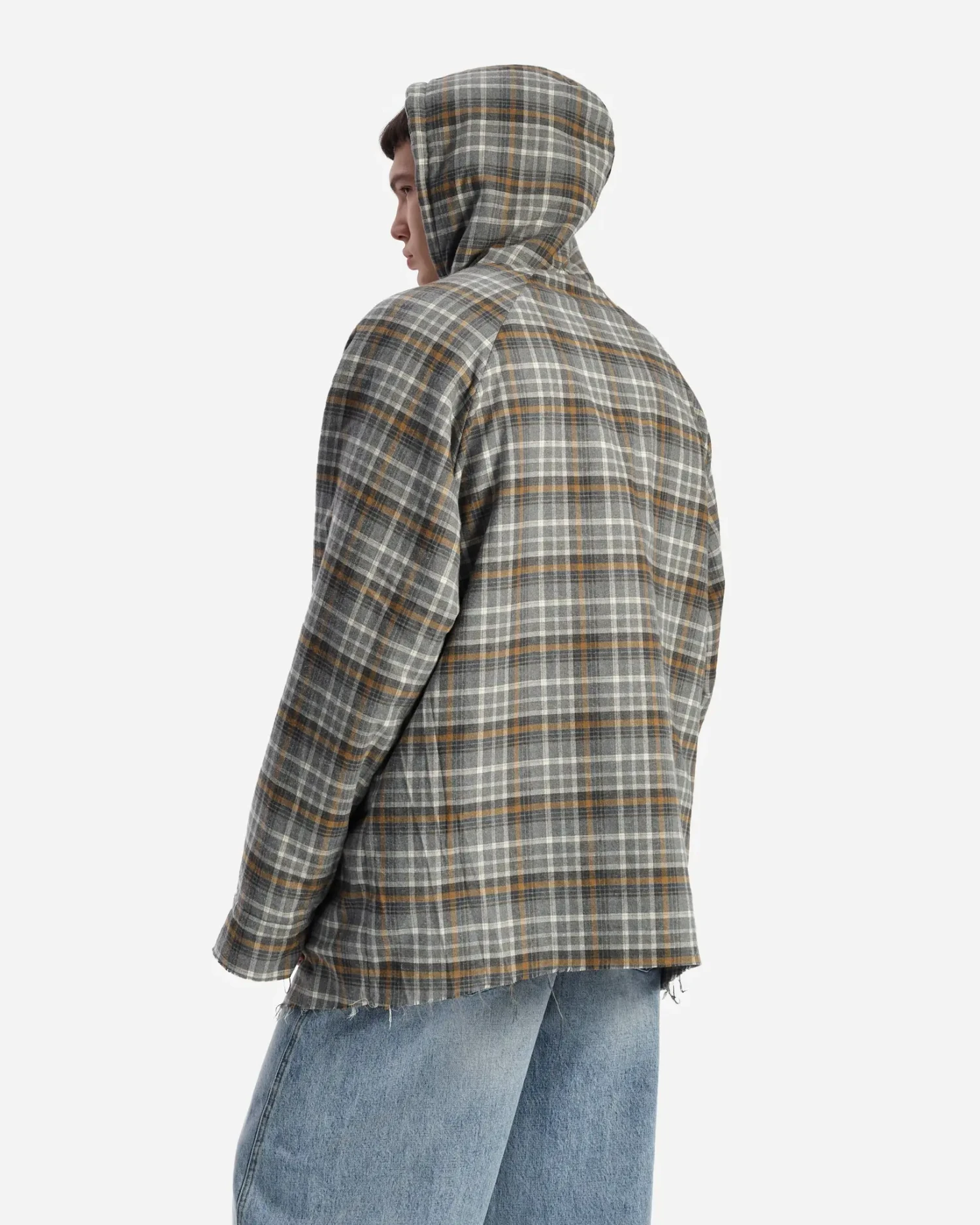 Худи-перевертыш серое