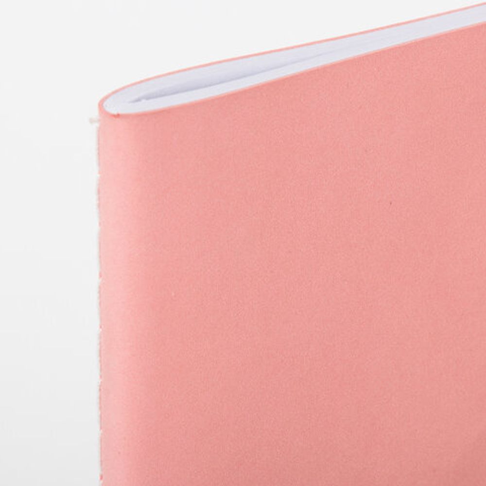 Тетрадь 48 л. без линовки обложка кожзам под замшу, сшивка, A5 (147х210мм), РОЗОВЫЙ, BRAUBERG CAPRISE, 403860