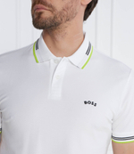 Поло Paul Curved BOSS GREEN - белый(50469245)