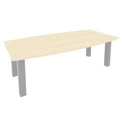 First Стол переговорный KPRG-1 Клен/Металл Серый 2400*1200*750