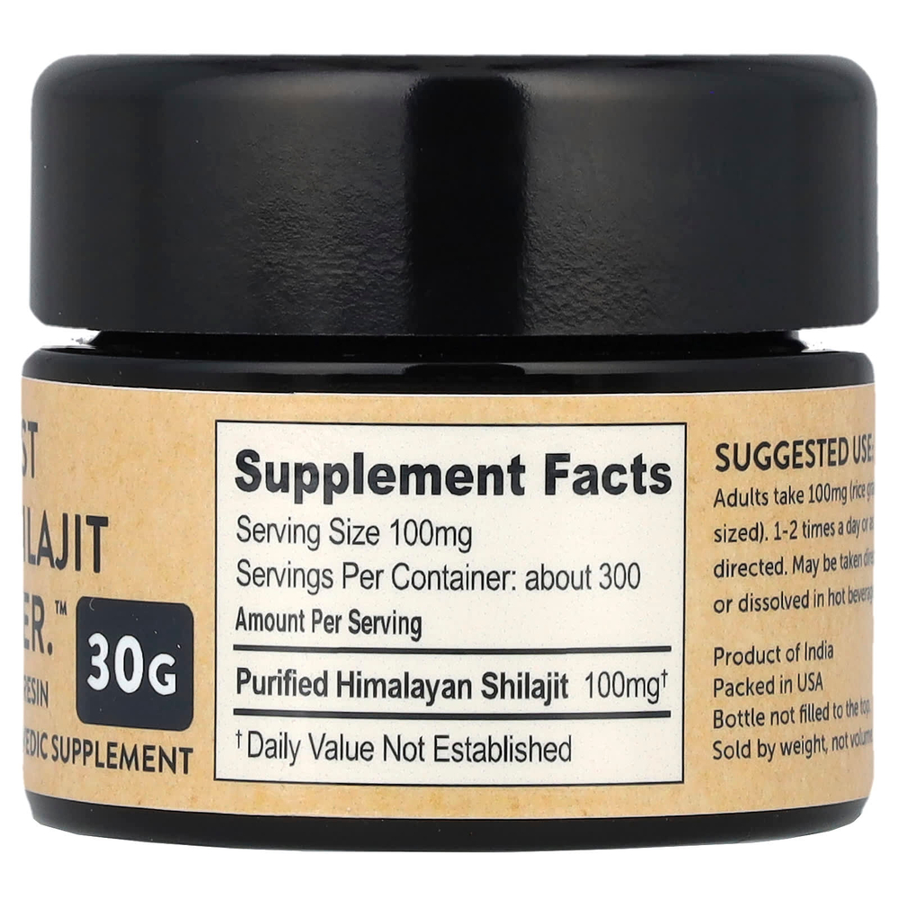 Pure Indian Foods, Best Shilajit Ever™, мумиё, 30 г
