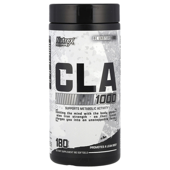 Nutrex Research CLA 1000 mg 180 softgels , КЛА Конъюгированная Линолевая Кислота