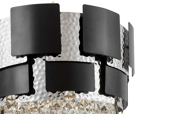 Подвесной светильник Lumina Deco Kruvia LDP 7045-400 BK+CHR