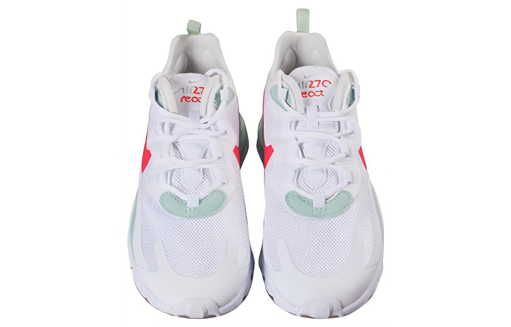 Nike Air Max 270 React White Pistachio Crimson Women"s