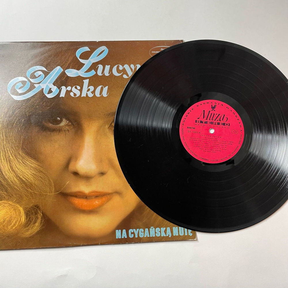 Винтажная виниловая пластинка LP Lucyna Arska Na Cyganska Nute (Польша 1978)