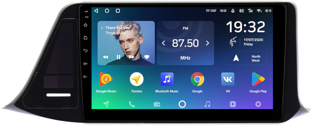 Магнитола для Toyota C-HR 2016-2023 (правый руль, вместо 200x100мм) - Teyes SPRO+ Android 10, ТОП процессор, 4-32, SIM-слот
