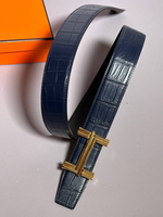Ремень Hermes из кожи крокодила