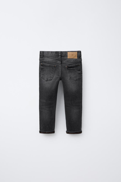 ZARA ДЖИНСЫ ПРЯМОГО КРОЯ, СЕРЫЙ