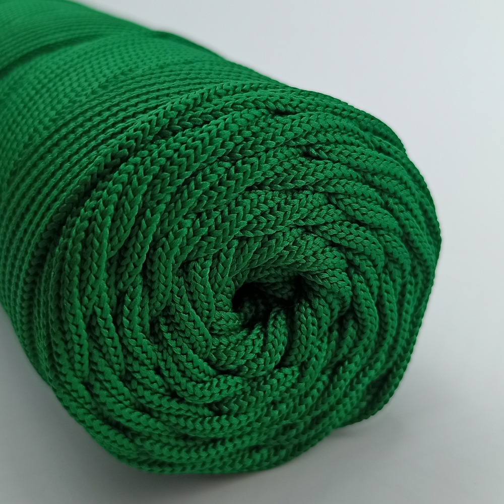 Полиэфирный шнур круглый 3 мм Зеленое яблоко