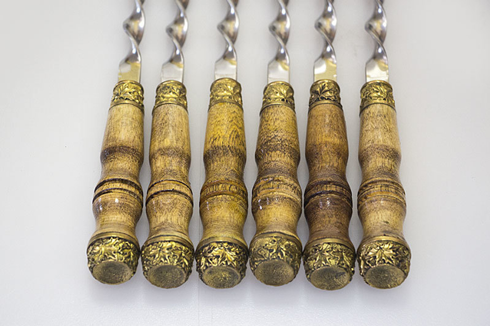 Шашлычный набор «Без клапана» на 6 шампуров