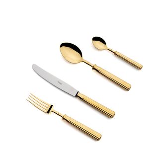 Набор столовых приборов Cutipol Line Gold 72пр матовый L.72.GB
