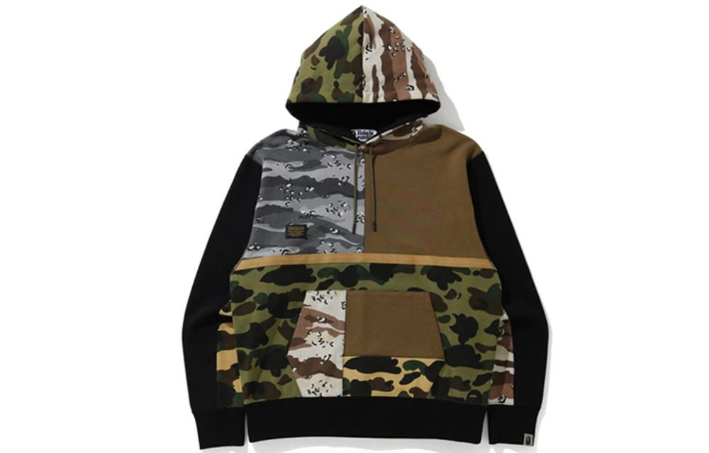 A Bathing Ape Crazy Camo Relaxed Pullover Худи
