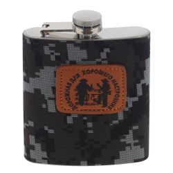 GAEM Набор из 7-ми предм: 2фляжки 210/120 мл, ручка, фонарь, компас, открывалка, L18 W23,5 H6 см