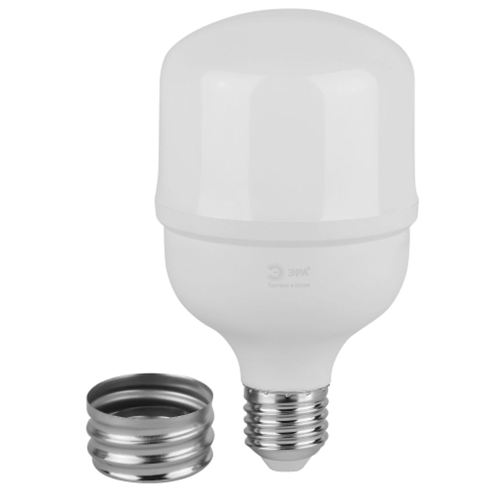 Лампа светодиодная ЭРА GREEN LINE LED POWER T80-40W-840-E27/E40 GL 40Вт колокол яркий белый свет Е27/Е40 | Лампы cветодиодные POWER