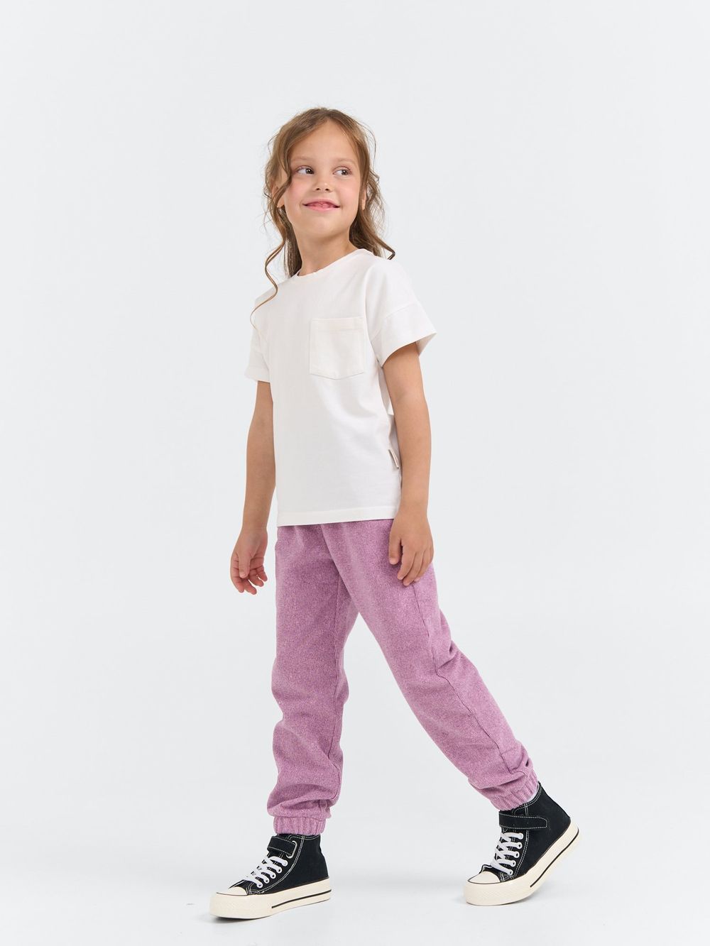 Джоггеры "Кварц" из фактурного флиса