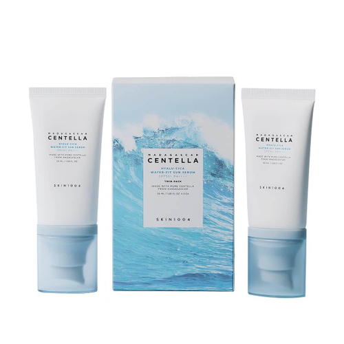 SKIN 1004 Madagascar Centella Hyalu-Cica Water-Fit Sun Serum Twin Pack СПФ сыворотка 2 шт