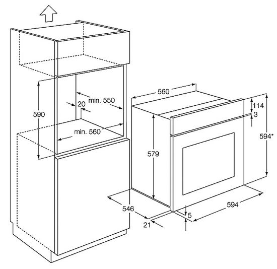 Электрический духовой шкаф AEG BE 4013421 M