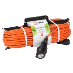 Удлинитель силовой ЭРА UFx-1e-3x1.5-50m на рамке с заземлением 1 гн 50м ПВС 3х1,5мм2 | Силовые удлинители