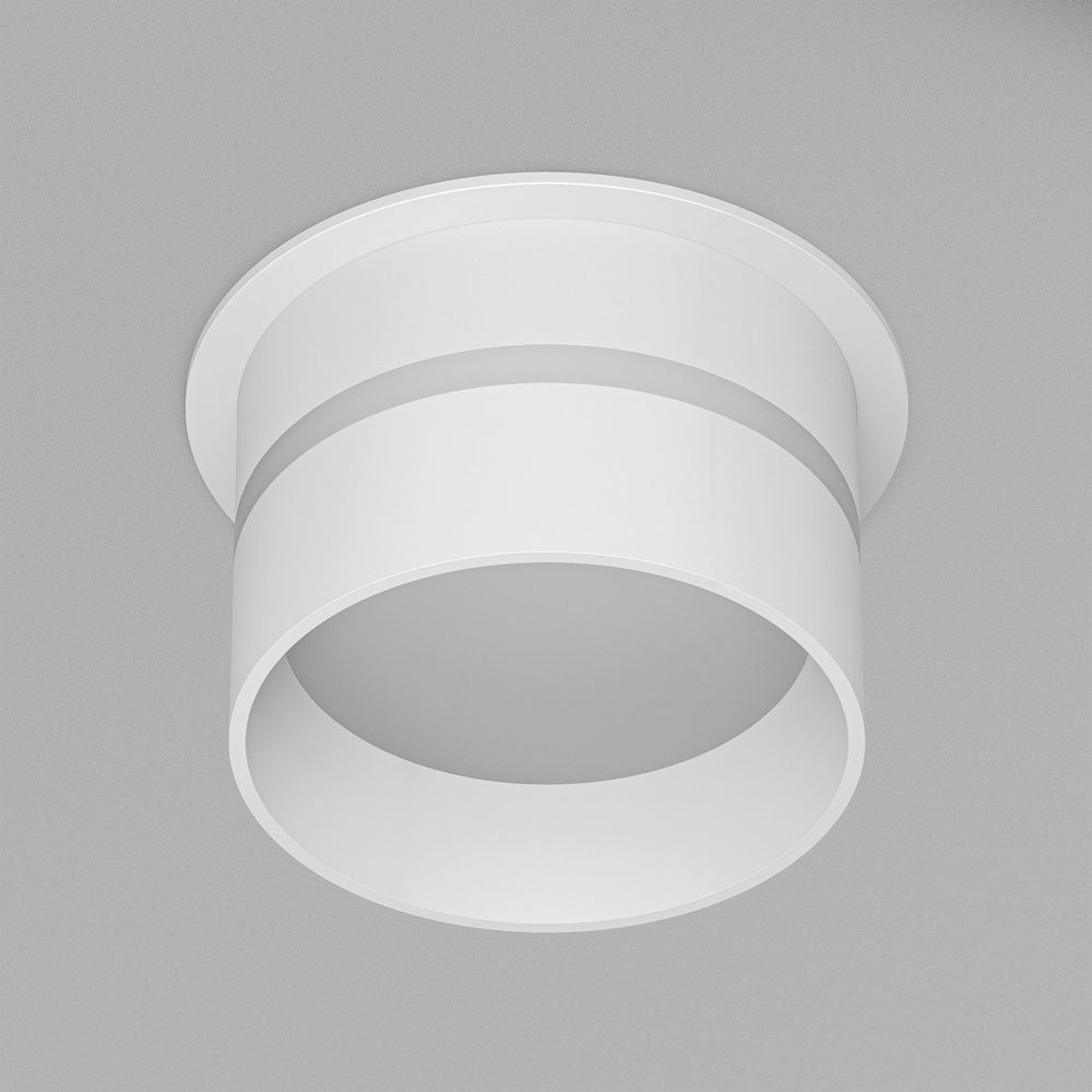 DK2404-WH Встраиваемый светильник влагозащ., IP 44, до 15 Вт, GU10, белый, алюминий