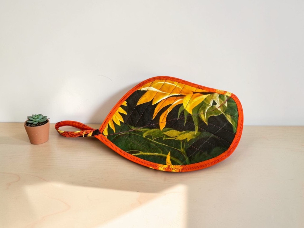 Прихватка-подставка Лист