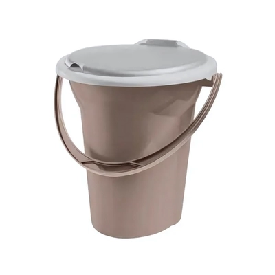 ВЕДРО-ТУАЛЕТ ЛОТОС (коричневый)