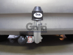 Фаркоп оцинкованный Galia K029C для Hyundai i30 хетчбек FD 2007-2010, Kia Ceed хетчбек 2006-2012(паспорт и сертификат в комплекте)(без электрики)