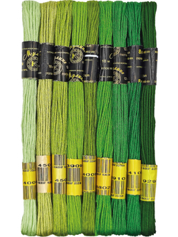 Наборы ниток мулине для вышивания ПНК Киров 9 шт.