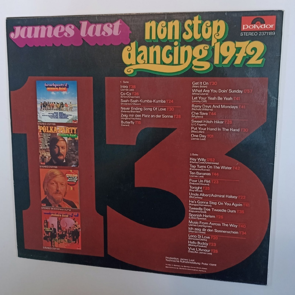 James Last Non Stop Dancing 1972 (Germany 1971)